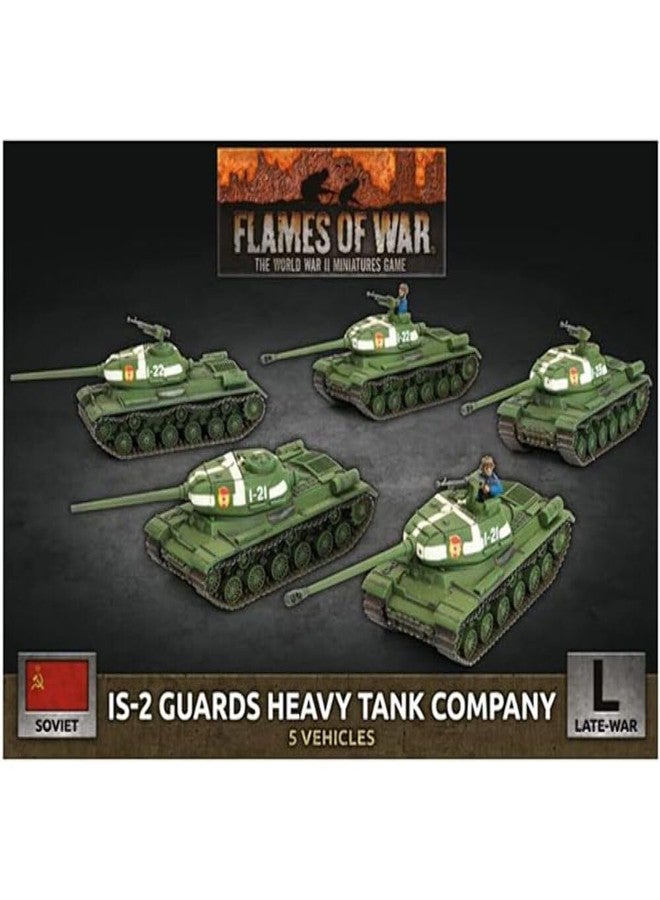 Flames of War Late War: Soviet is-2 Guards Heavy Tank Company (SBX62)